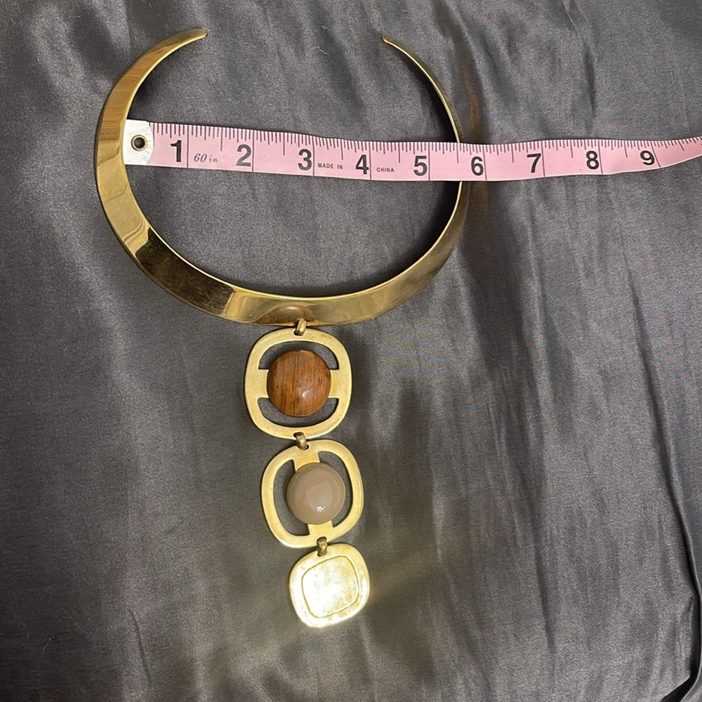 APC choker necklace vintage gold - Picture 4 of 4